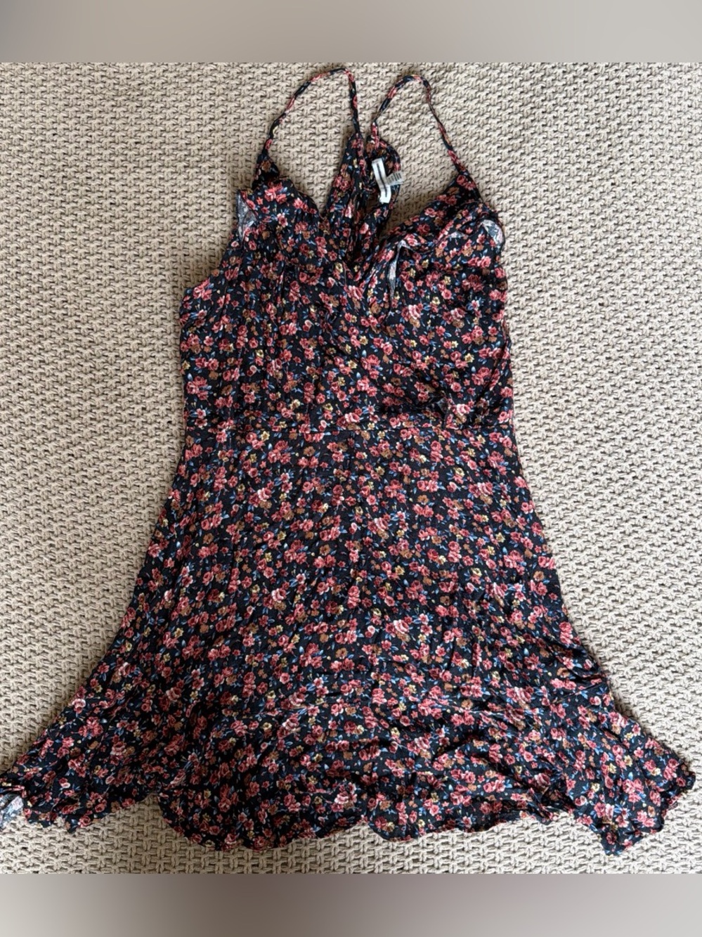 AEO Floral Ruffle Dress